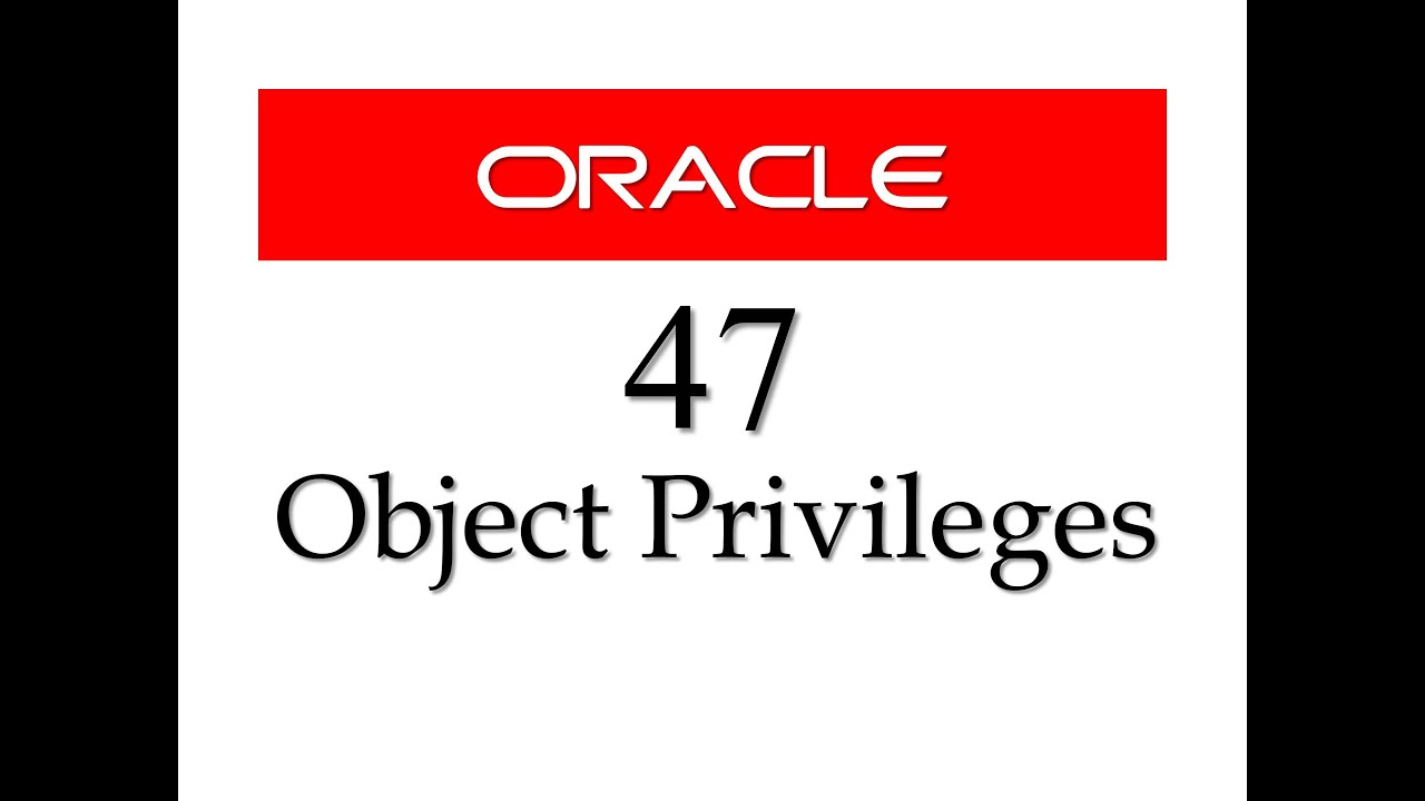 SQL tutorial 47: How to Grant Object Privileges With Grant Option in Oracle Database