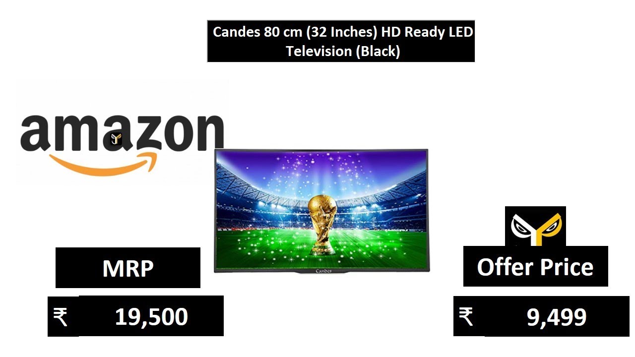 Candes 80 cm (32 Inches) HD Ready LED Television (Black)