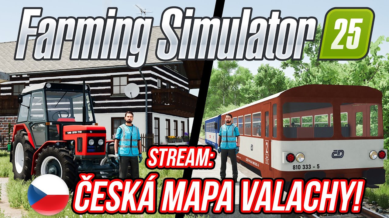 FARMING SIMULATOR 25: ČESKÁ MAPA VALACHY! (Předběžný přístup) | Soutěž o FS25 od Agrio! | 26.11.2025