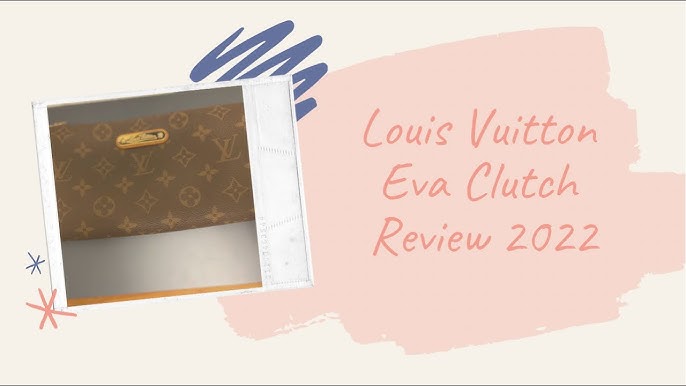 LOUIS VUITTON EVA CLUTCH ♡ review, what's in my evening bag *love what you  have* 