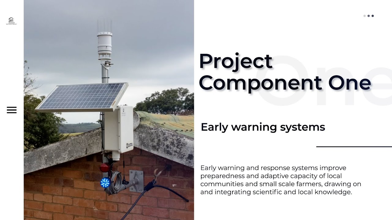 Umgeni Resilience Project - Early Warning Systems - Component One