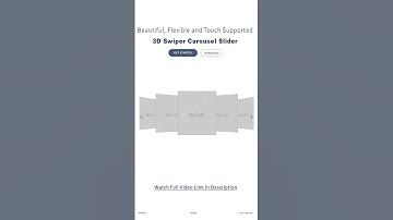 Responsive Slider | Swiper Slider 3D-Coverflow Effect | Free Source Code #swiper #slider #webdesign