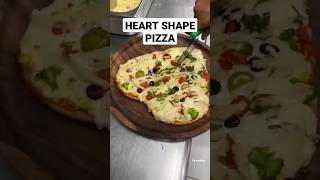Heart shape pizza|pizza|pizza toppings #youtubeshorts #food #shorts #pizza