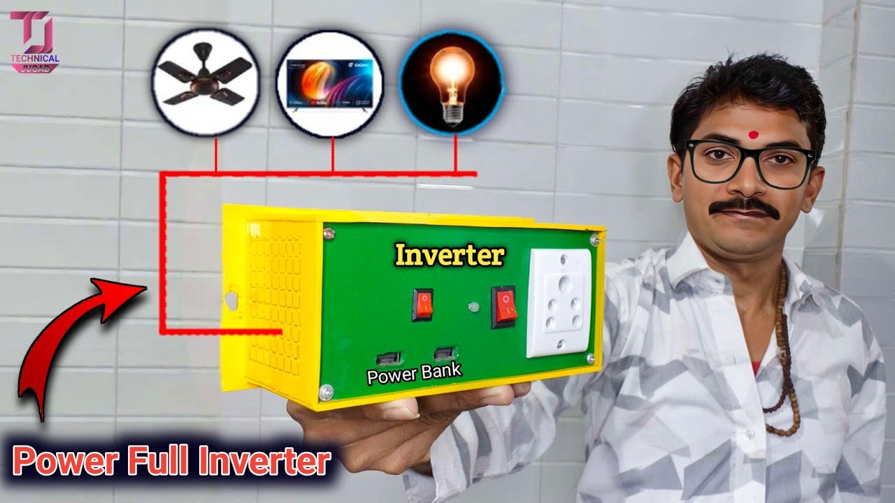 How To Make PowerFul Inverter At Hom || Mini Inverter - YouTube