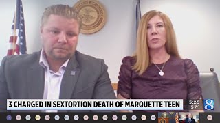 3 face federal charges in sextortion death of UP teen