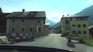 Fahrt von Madulain nach Zernez