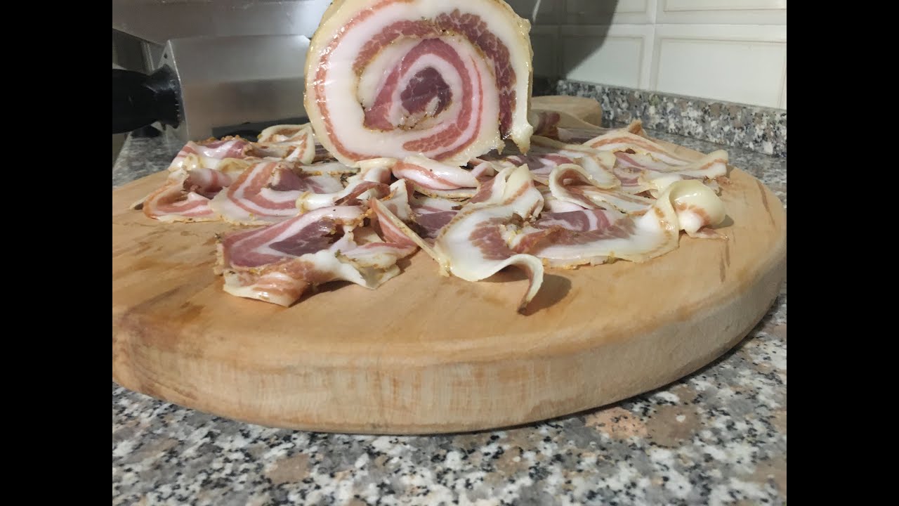 La mia pancetta fatta in casa 🐷🐽🥩🦴 YouTube