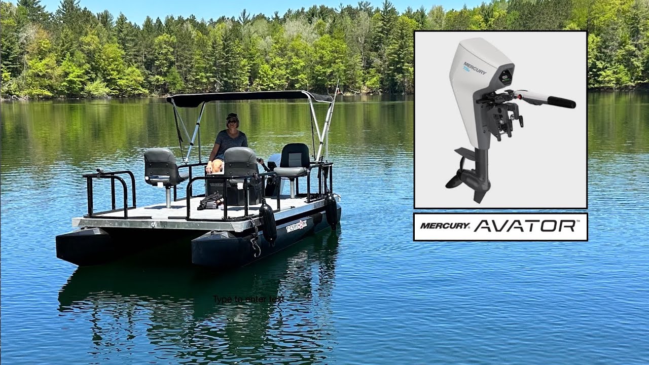 The BEST All-Purpose Mini Pontoon & the Mercury Avator! 