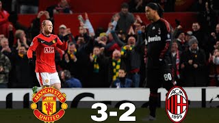AC Milan vs Manchester United 3-2 (UCL) 2010 - All Goals & Highlights •HD