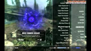 Skyrim - Midas Magic(Midas Magic mod - 15 New Spells (see bellow) I will create new video when this mod will be finished! So, subscribe pls ;) The Elder Scrolls V: Skyrim SPELLS: ..., 2011-12-18T15:15:46.000Z)