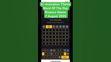 Binance word of the day answer today | binance crypto wodl answer | 8 letter word binance today
