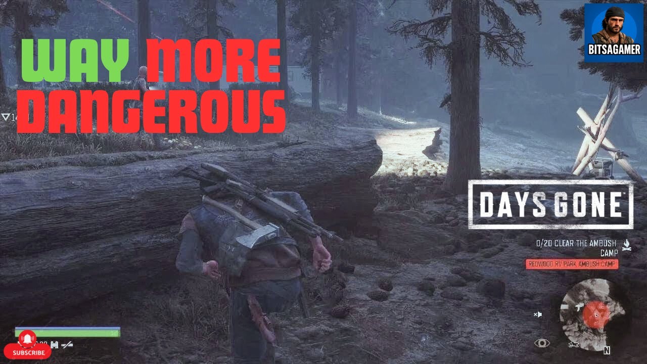 Redwood RV Park Ambush Camp Was Way More Dangerous Than Expected 😱 | Days Gone Remastered PS5
