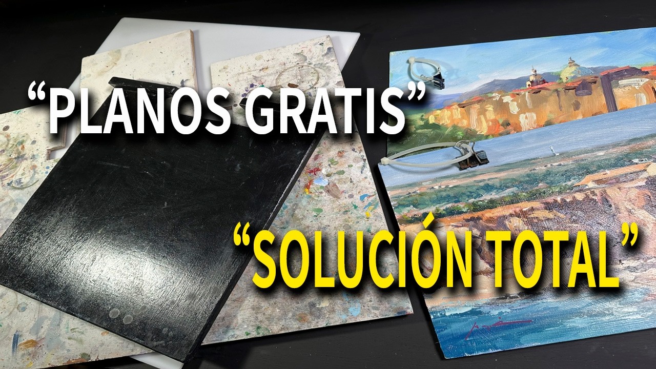 Plein Air: Cómo transportar tus obras y fabricar tus propios Algarines (Incluye PDF)