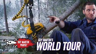 Guy in awe of Siberia's logging trucks | Guy Martin Proper