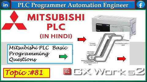 T-81 Program Exercise Program Example Escalator Control Your First PLC | Mitsubishi PLC Programming