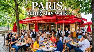 PARIS on a sunny day  - relaxing walk - Île Saint-Louis