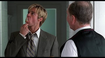 [Meet Joe Black 1998] Joe Black (Death) Eating Peanut Butter The 1st Time