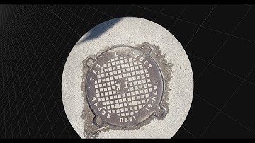 3DF Zephyr - Sewer Hatch type 4