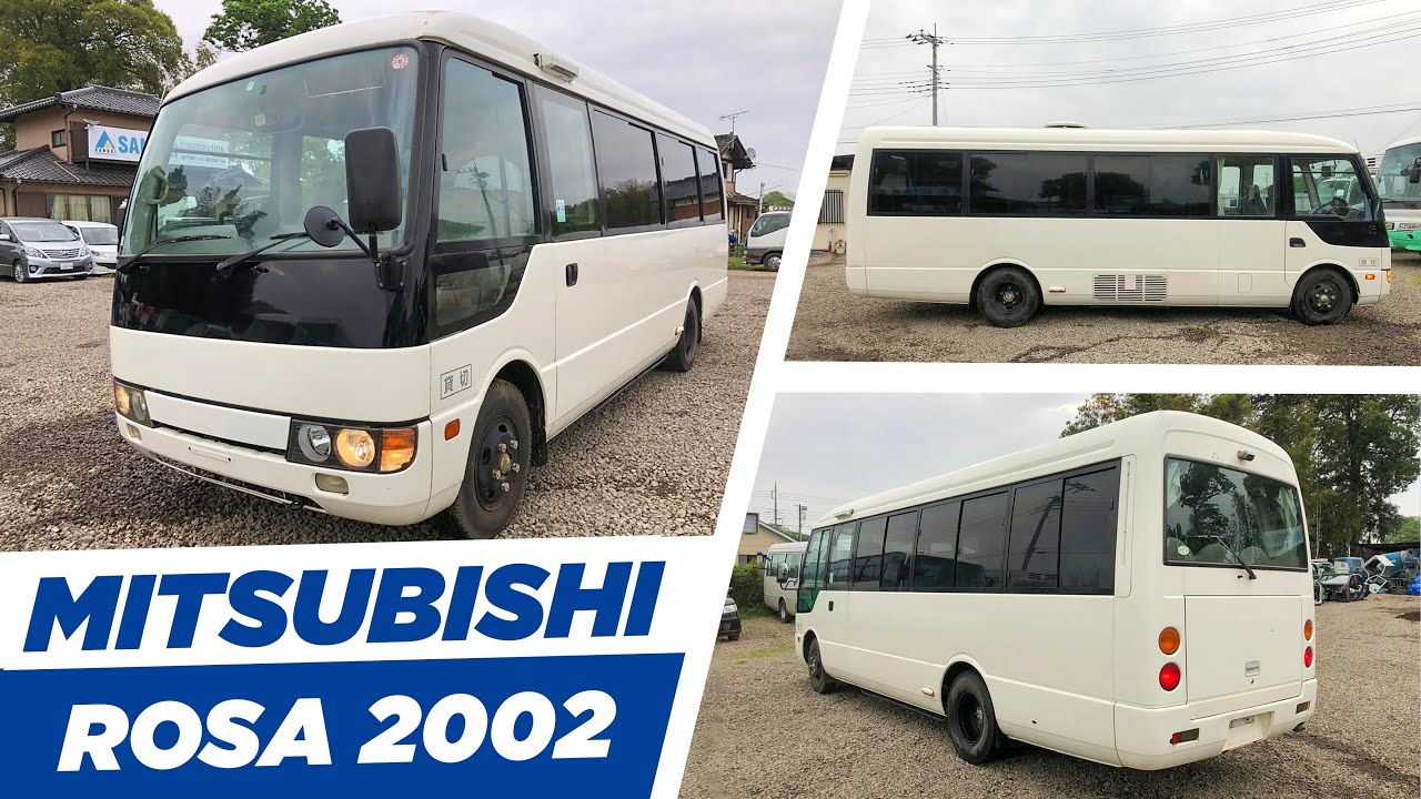 2002 Mitsubishi Rosa Review – Reliable Japanese Mini Bus - YouTube