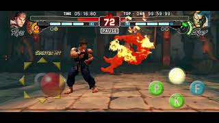 Street Fighter Ivmobile Version Ryu Vs Sagatgameplay
