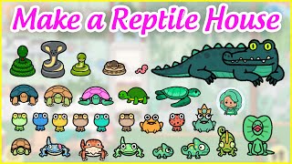 Make an Aesthetic Reptile House in Toca Life World | Toca House Ideas | Toca Amore TV