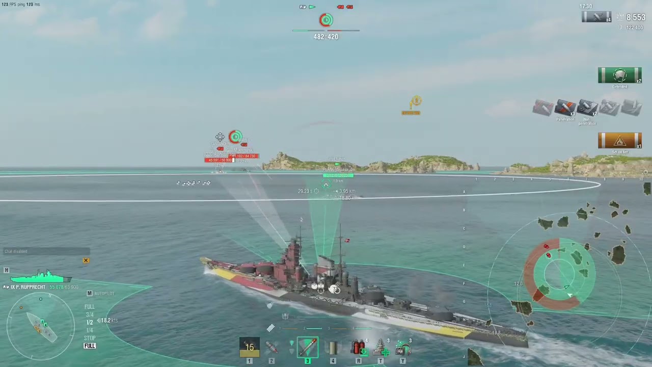 WOWS : All P.Rupprecht Brawl Victories 