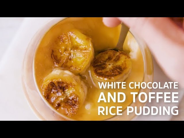 White Chocolate Rice Pudding