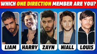Which One Direction Member are you? 🎶 Directioners Test  🎸  One Direction Quiz 2025