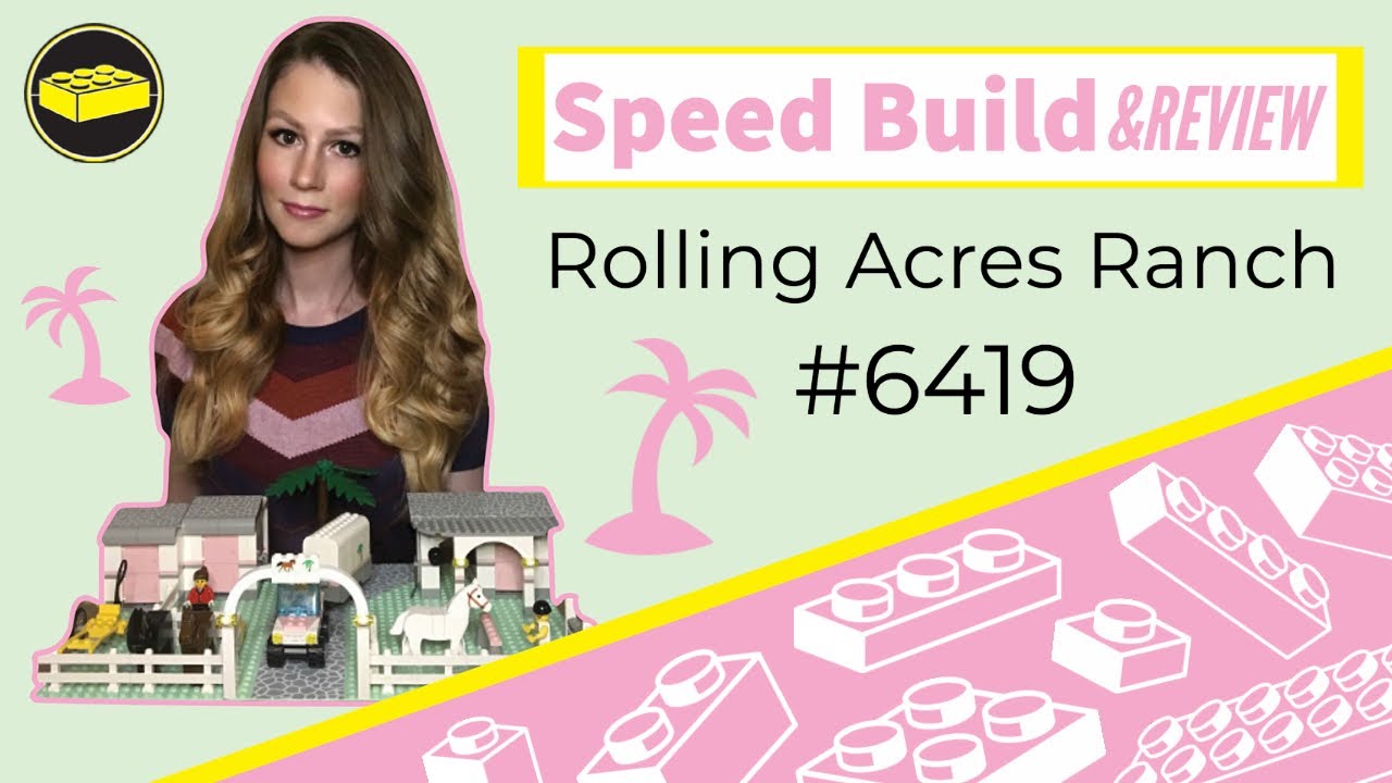 LEGO® Paradisa Set 6419 Rolling Acres Ranch Speed Builds and Review