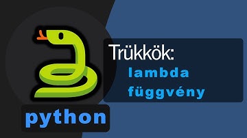 🐍🐍🐍 python trükkök - lambda függvény 🐍🐍🐍