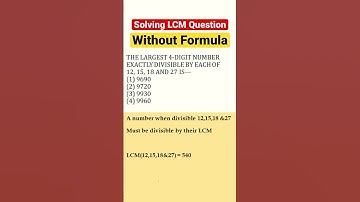 UPSC CSAT - LCM Without Formula #upsc #ias #sleepyclasses #prelims2023 Q