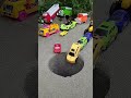 35 tractor pushing white car and yellow car in pit #jcbtoy #jcb #jcbjcb #jcbvideo #viralshorts
