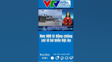 Hơn 980 tỷ đồng chống xói lở bờ biển Hội An | VTVWDB