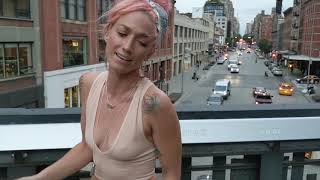 QTown Takes a Walk on the NYC High Line with Queer Singer/Songwriter Cake, Singing 