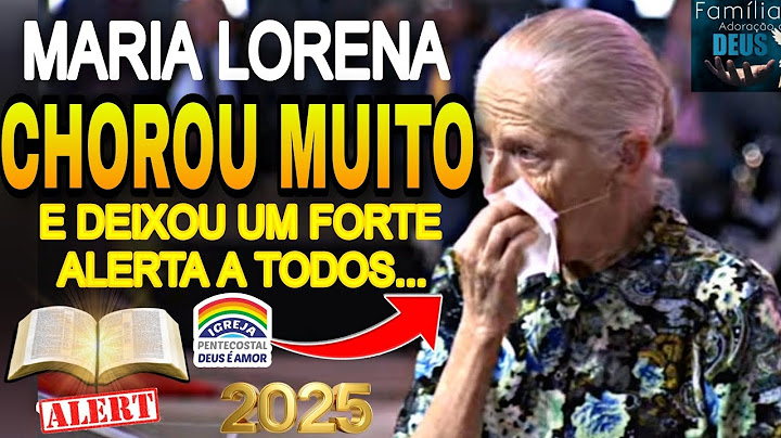 🔴 FOI FORTE O QUE ACONTECEU! EV MARIA LORENA ATÉ SE EMOCIONOU!