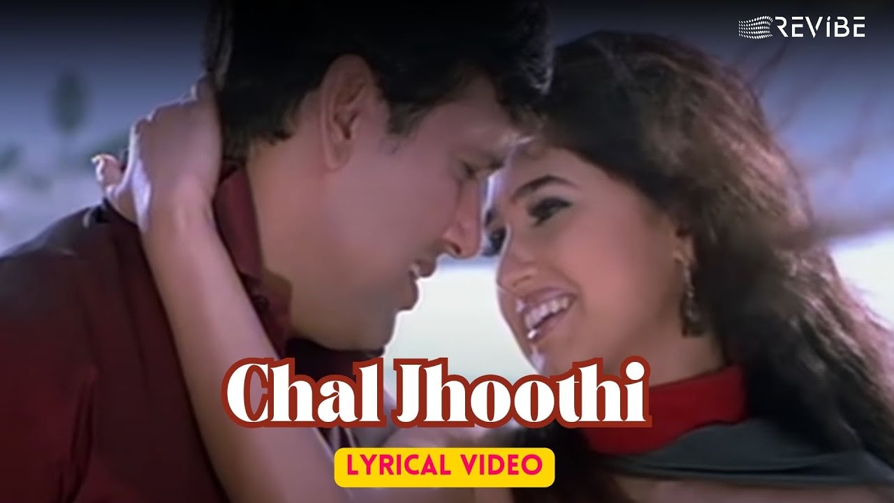 Chal Jhoothi Lyric Video  Udit N Shraddha Pandit  GovindaSonali Jis Desh Mein Ganga Rehta Hai