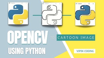 Cartoon effect on images using opencv in python