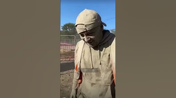 cement bag trick #bricklaying #construction #building