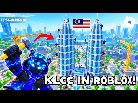 BOLEH BINA KLCC DALAM GAME NI 🇲🇾 | [Clone Builders] | Roblox Malaysia Gameplay