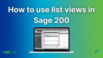 List Views in Sage 200: How to Export Data & More
