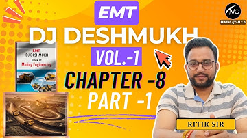 EMT | DJ DESHMUKH | Volume 1 | Chapter - 8 | PART 1 | Most Important Question | Mining Gyan