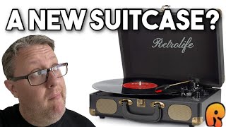 Retrolife Suitcase Turntable  Unboxing & Review!