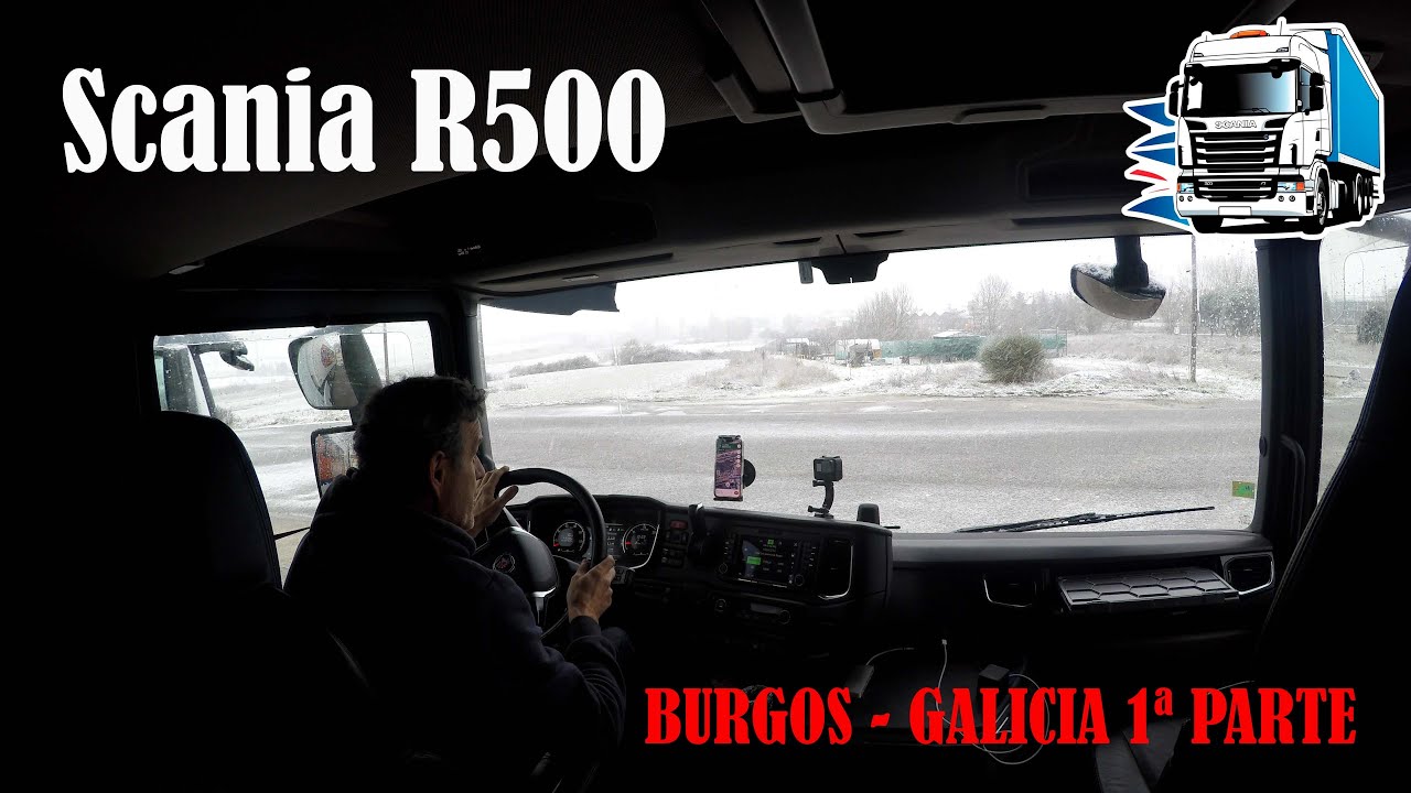 🚛❄️ Nieve y Carretera: De Burgos a Galicia en mi Scania R500