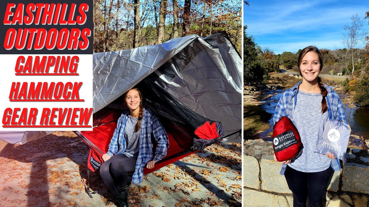 Sunyear Hammock Camping with Rain Fly Tarp and Net, Portable