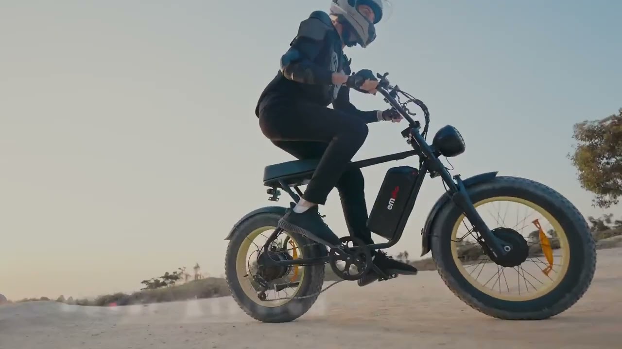 Retro Style 1000W 48V 20Ah Fat Tyre eBike Dual Suspension - UK Stock 2 YouTube player