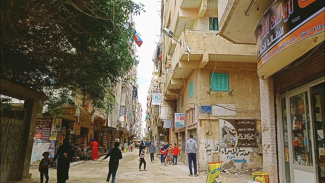 شارع السلام من شوارع الهانوفيل العجمى بكل تفاصيله لغاية من عند شارع أمين إسحاق لغاية شارع خير الله