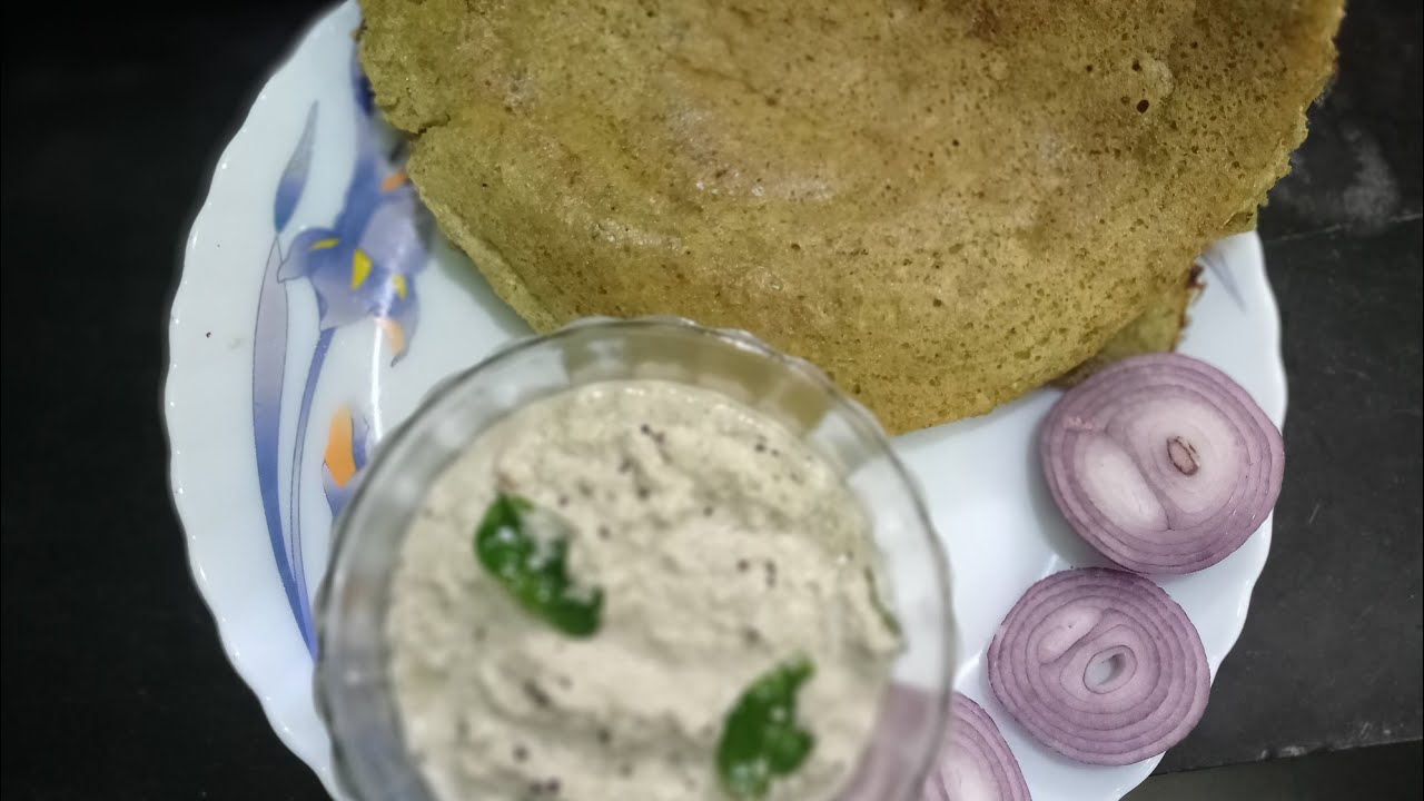 Crispy pesarattu kobbari chutney Recipe in Telugu YouTube