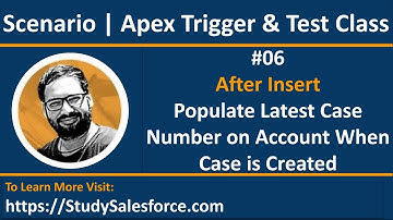 06 Trigger & Test Class Scenario| After Insert | Populate Latest Case No on Account on Case creation