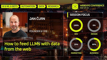 Jan Čurn - How to feed LLMs with data from the web | WebExpo 2024