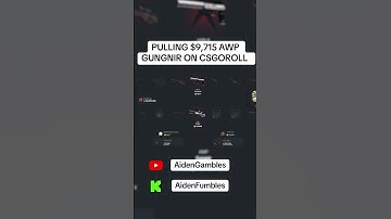 PULLING $9,715 AWP GUNGNIR CSGOROLL